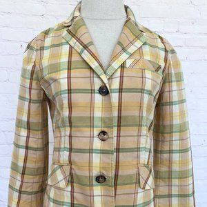 Theory Plaid Blazer Vintage- Size 6